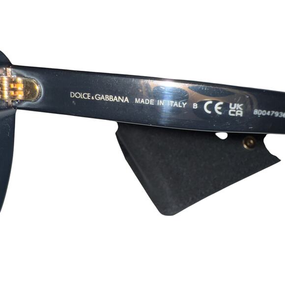 Dolce & Gabbana DG 3308 501 Black Cat Eye Eyeglasses Frame 53-16-145 - Picture 7 of 9